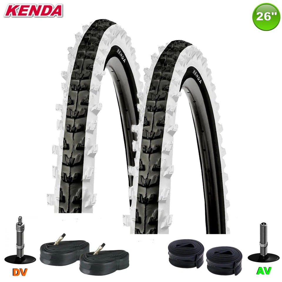 Kenda K-829 26" MTB Fahrradreifen Fahrradmantel Schwarz/Weiß 50-559 (26 x 1.95) - Bild 1 von 4