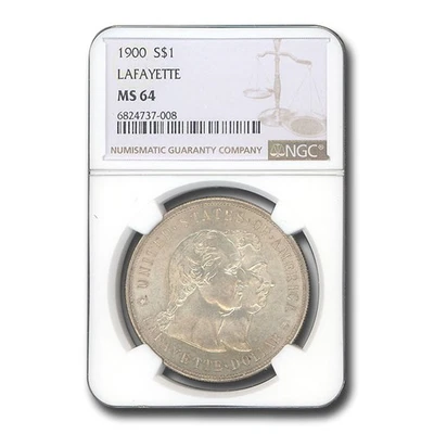 1900 Lafayette Dollar MS-64 NGC - Image 1 of 3
