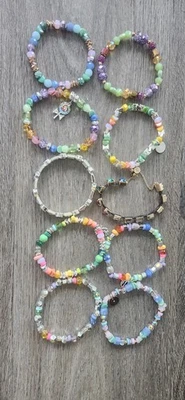 10 pulseras elásticas Bomb Party pastel  Foto 1 de 4