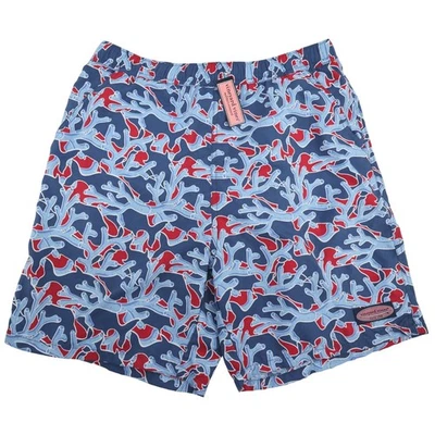 Vineyard Vines Men's Medium Coral Reef Print Swim Trunks Shorts NEW - Image 1 of 4