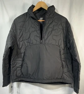 Avia Damen gesteppte Jacke mit Stehkragen Viertelreißverschluss schwarz Medium (8-10) - Bild 1 von 6