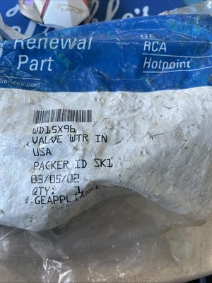 Válvula de agua para lavavajillas General Electric OEM, AP2039339, PS259411, WD15X93 H9F3 Foto 1 de 2