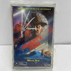 Sealed Freddy's Dead The Final Nightmare Soundtrack Bran May Cassette Tape - Picture 1 of 8