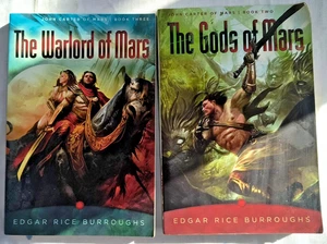 EDGAR RICE BURROUGHS THE GODS OF MARS / WARLORD OF MARS 2 x SOFTBACK JOHN CARTER - Bild 1 von 2