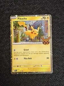 Pokémon TCG 1x Pikachu 018/091 PAF x1 Kosmos HOLO POKEMON Halloween 2024 NM - Bild 1 von 2