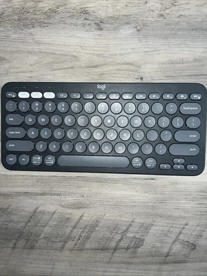 Logitech Pebble Keys 2 K380s Wireless Bluetooth Keyboard – Black - Image 1 of 4