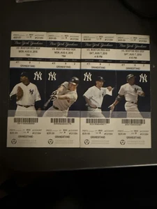 4er Set New York Yankees unbenutzte Dauerkarten von 2010 - Bild 1 von 2
