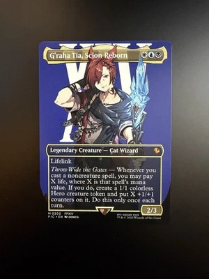 MTG Final Fantasy English G'raha Tia, Scion Reborn Borderless 0203 Non-Foil - Image 1 of 2