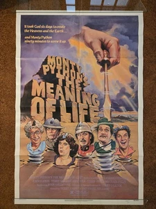 MONTY PYTHON'S THE BEDEUTING OF LIFE, Original 27x41 gefaltetes Filmplakat 1983 - Bild 1 von 5