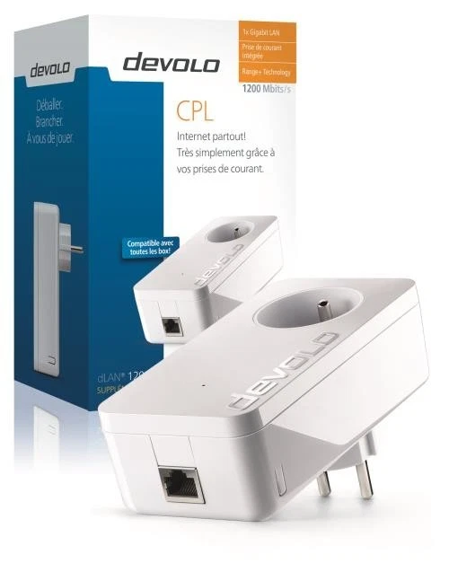 devolo dLAN 1200+ – Adaptateur CPL 1200 Mbit/s - Image 1 of 4