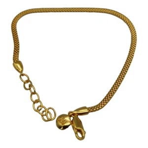 monica vinader Erbstück geflochten fein Kette Armband 18kt Gold Vermeil neu mit Box - Bild 1 von 16
