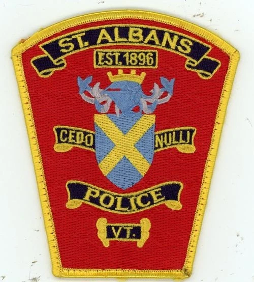 VERMONT VT ST ALBANS POLICE NICE SHOULDER PATCH SHERIFF - Image 1 of 1