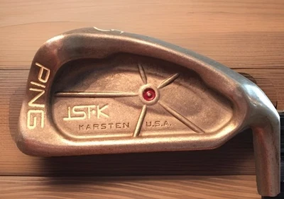 Ping 1st-K Red Dot 5 Iron-Regular Flex Steel Shaft-Original Ping Grip-Right Hand - Image 1 of 4