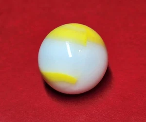 Marble King Yellow Patch Shooter 0,98" Vintage Marmor SCHÖN  - Bild 1 von 6