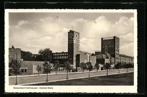 Düsseldorf-Holthausen, Henkel-Werk in der Straßenansicht, Ansichtskarte  - Picture 1 of 2