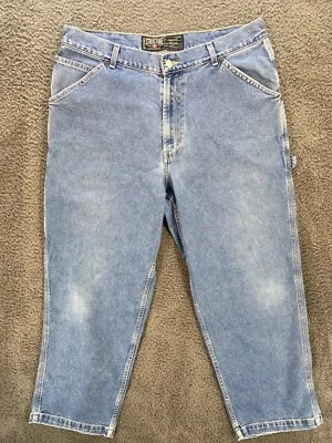 Structure Jeans 男式木匠宽腿中号水洗 Y2K Street 36x30 — 第 1/4 张图片
