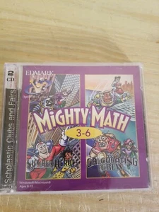 MIGHTY MATH 3-6. ZAHLENHELDEN/RECHNENDE CREW. TOLLE 2 CD SOFTWARE BILDUNG. Werkzeug - Bild 1 von 7
