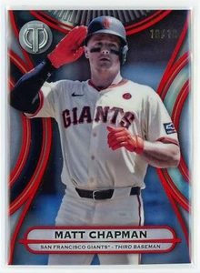2025 Topps Tribute Red Matt Chapman 10/10 San Francisco Giants - Picture 1 of 10