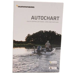 Humminbird Autochart DVD PC Mapping Software w/Zero Lines Map Card - Picture 1 of 3