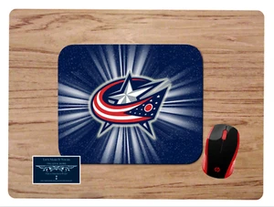 COLUMBUS BLUE JACKETS PC DESK MAT MOUSE PAD HOME SCHOOL OFFICE GIFT NHL  - Picture 1 of 1