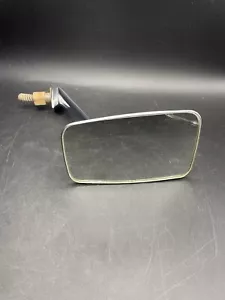 Vintage 1960s Era Car Chromed Metal Classic Side View Mirror Retro RatRod - Picture 1 of 9