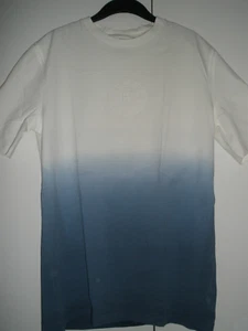 Tommy Hilfiger Logo T-Shirt Shirt Herren blau - weiß Baumwolle organic Cotton - Bild 1 von 2