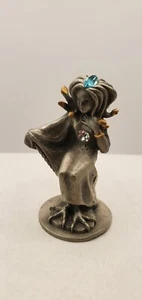 GS Medusa Ray Lamm Fantasy Zinn klar Kristall Edelstein Aquamarin 1984 Mini 2" - Bild 1 von 8