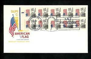 US FDC #1896b // 1896 Farnam 1982 DC Flag & Supreme Court Plate #1 Unofficial - Picture 1 of 2