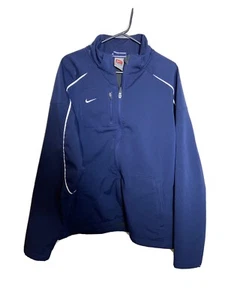 Womens Nike Blue Zip Up LS Jacket - Picture 1 of 6