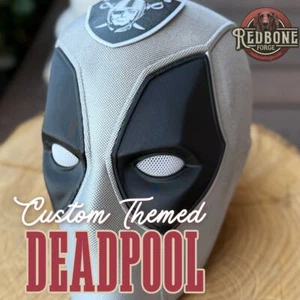 Custom Design Themed Deadpool Helmet 3D Printed Wearable Sports Fan Man Cave - Picture 1 of 7