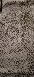 Hi Multi Chiffon Fabric. Snake Navy. By The Yard - Picture 1 of 1