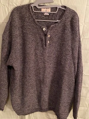 Suéter High Sierra Para Hombre XXL Gris Grueso Pesado Manga Larga Pullover Foto 1 de 4