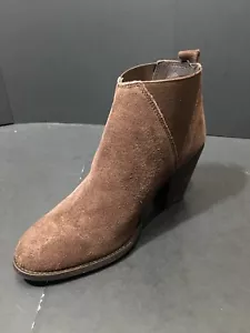 Charles by Charles David Womens Vaxio Ankle Suede Boot Dark Brown Size US 5 M - Picture 1 of 6