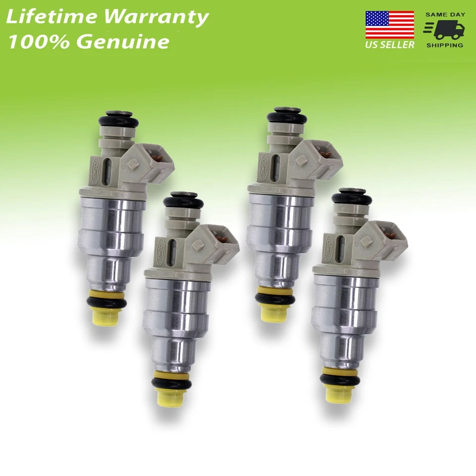 Оригинальный комплект топливных форсунок (4) подходит для Mazda B2300: 1994 - 1997 2.3 I4 поставляется сегодня - Изображение 1 из 1