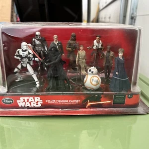 Star Wars Deluxe 10 Figurine Playset The Force Awakens Nib Disney BRAND NEW - Picture 1 of 7