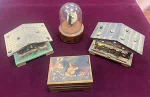 LOTE de 4 cajas de música vintage de artículos: Mapsa, Reuge, 2 sin operación, leer COMO ESTÁN - Imagen 1 de 18