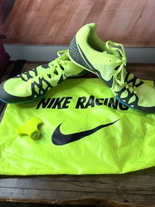 Nike Zoom Rival Men’s Shoes Size 12 Track Racing Spikes Metal Neon 806555-703 - Picture 1 of 13