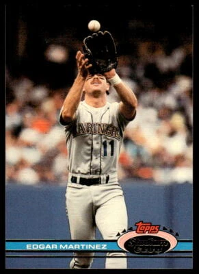 1991 Stadium Club #47 Edgar Martinez Seattle Mariners Baseball - Image 1 of 2