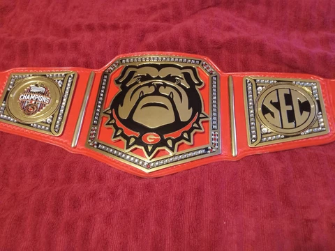 Georgia back to back  Championship Belt Cover