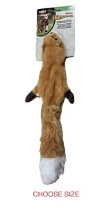 SPOT Ethical Skinneez FOX Relleno Gratis Perro Gato Juguete CHIRRIANTE Buscar ELIGE TAMAÑO - Imagen 1 de 2