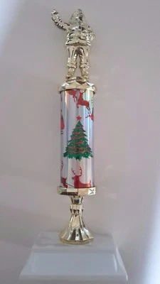 PDU Santa , Christmas, Ugly sweater, trophies, 13"