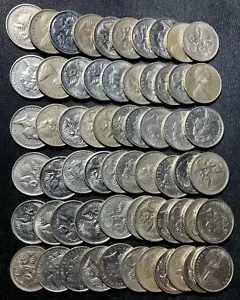 Old Australia Coin Lot - 60 HIGH GRADE 5 CENT COINS - BIG LOT - Lot #A21 - Picture 1 of 1
