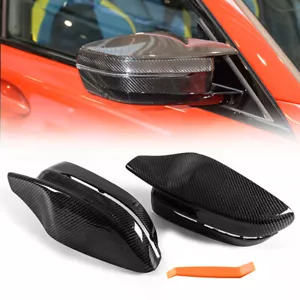 Tapa de cubierta de espejo retrovisor lateral de repuesto de fibra de carbono real para BMW G11 G12 G30 17-20 - Imagen 1 de 11