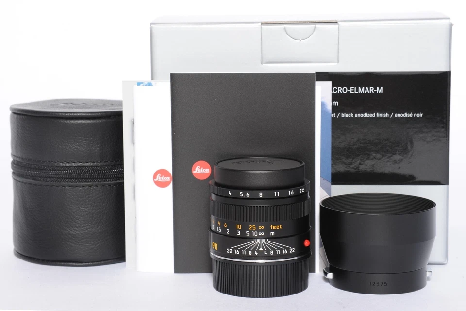 [NUEVO]Lente Leica Macro-Elmar-M 90 mm F/4 negra nueva versión 11670 Foto 1 de 1