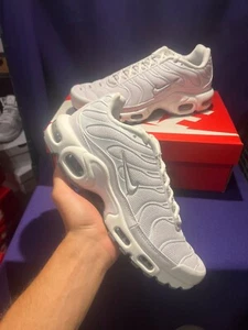 Nike Air Max Plus TN - 'Triple White' - Various Sizes - Brand New With Box ✅ - Picture 1 of 5