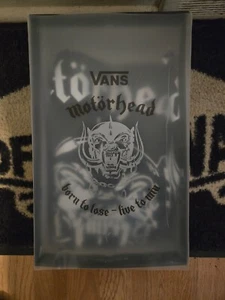 Vans x Motorhead Skate ROWLEY LACE UP Shoes Color Black / Black Size Men's 13 - Picture 1 of 14