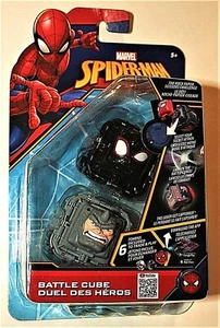 Marvel Spider-Man Miles Morales Rhino Battle Cube Game Figure Set MOC New - Picture 1 of 4