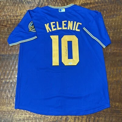 Jarred Kelenic Signed Seattle Mariners Jersey PSA DNA Autographed - Image 1 of 4