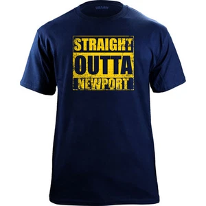 Original Straight Outta Newport T-Shirt - Picture 1 of 4
