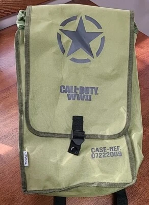 Mochila Call Of Duty Segunda Guerra Mundial Verde Ejército Activision 2017 Freedom Star Emblem Foto 1 de 4